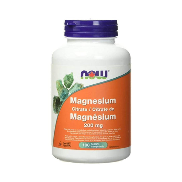 Now Magnium Citrate (200 mg) - 100 Tablets