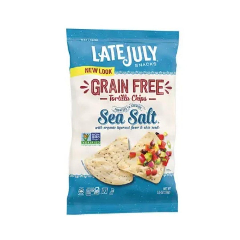 Late July grain-free sea salt tortilla chips - 156g