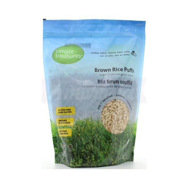 Simple Treasures Organic Brown Rice Puffs - 175 g