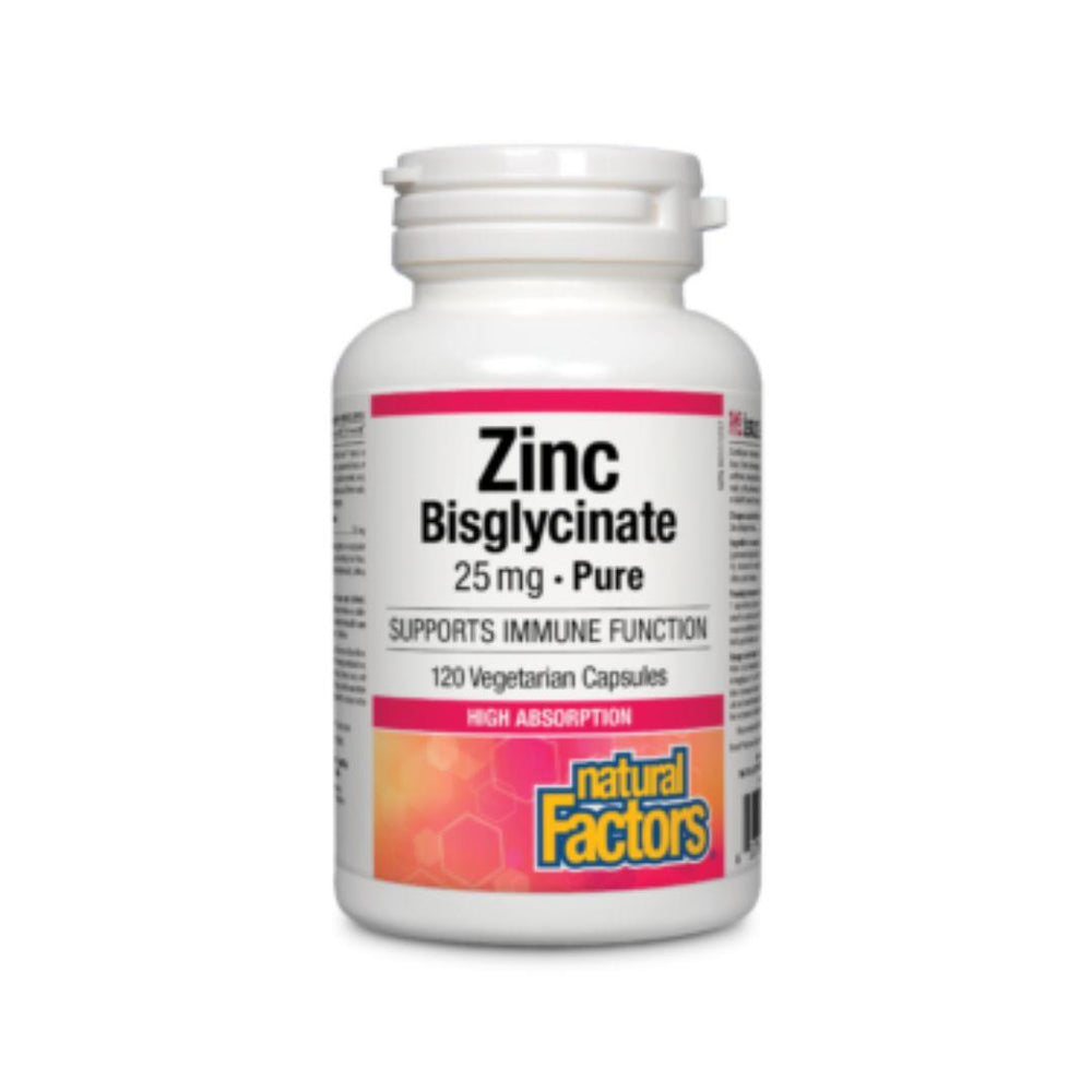 Natural Factors Zinc Bisglycinate - 25mg
