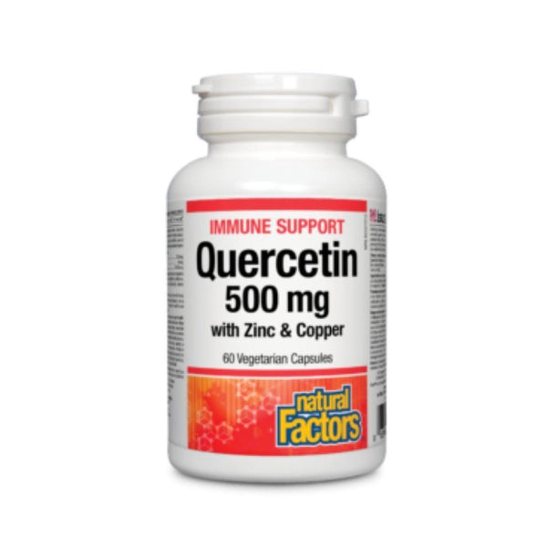 Natural Factors Quercetin with Zinc & Copper 500mg - 60 vcaps