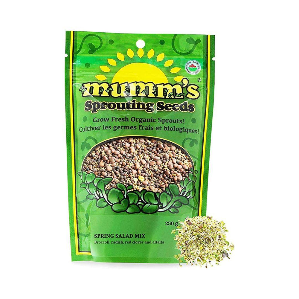 Mumm's Sprouting Seeds Spring Salad Mix - 125 g