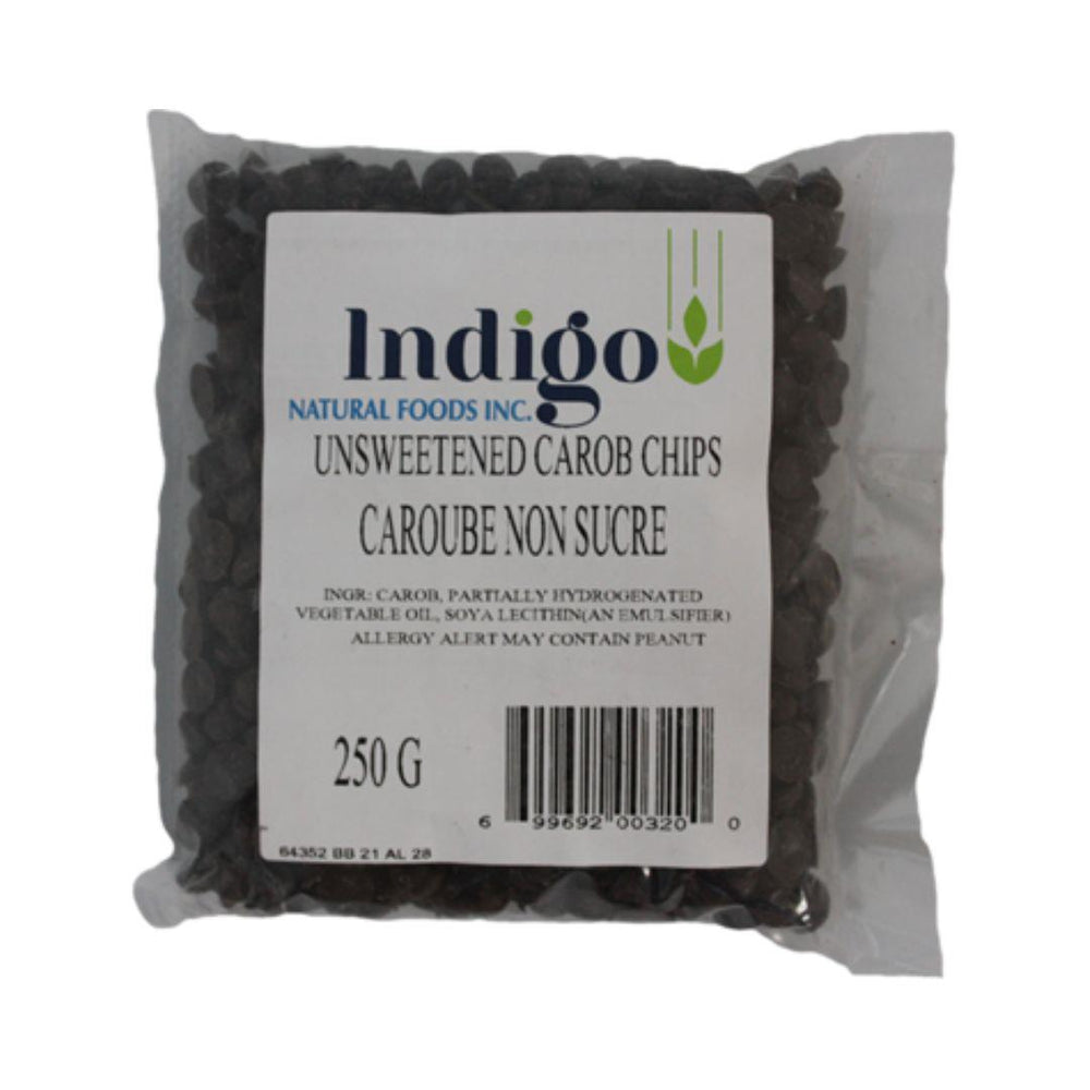 Indigo Unsweetened Carob Chips - 250 g