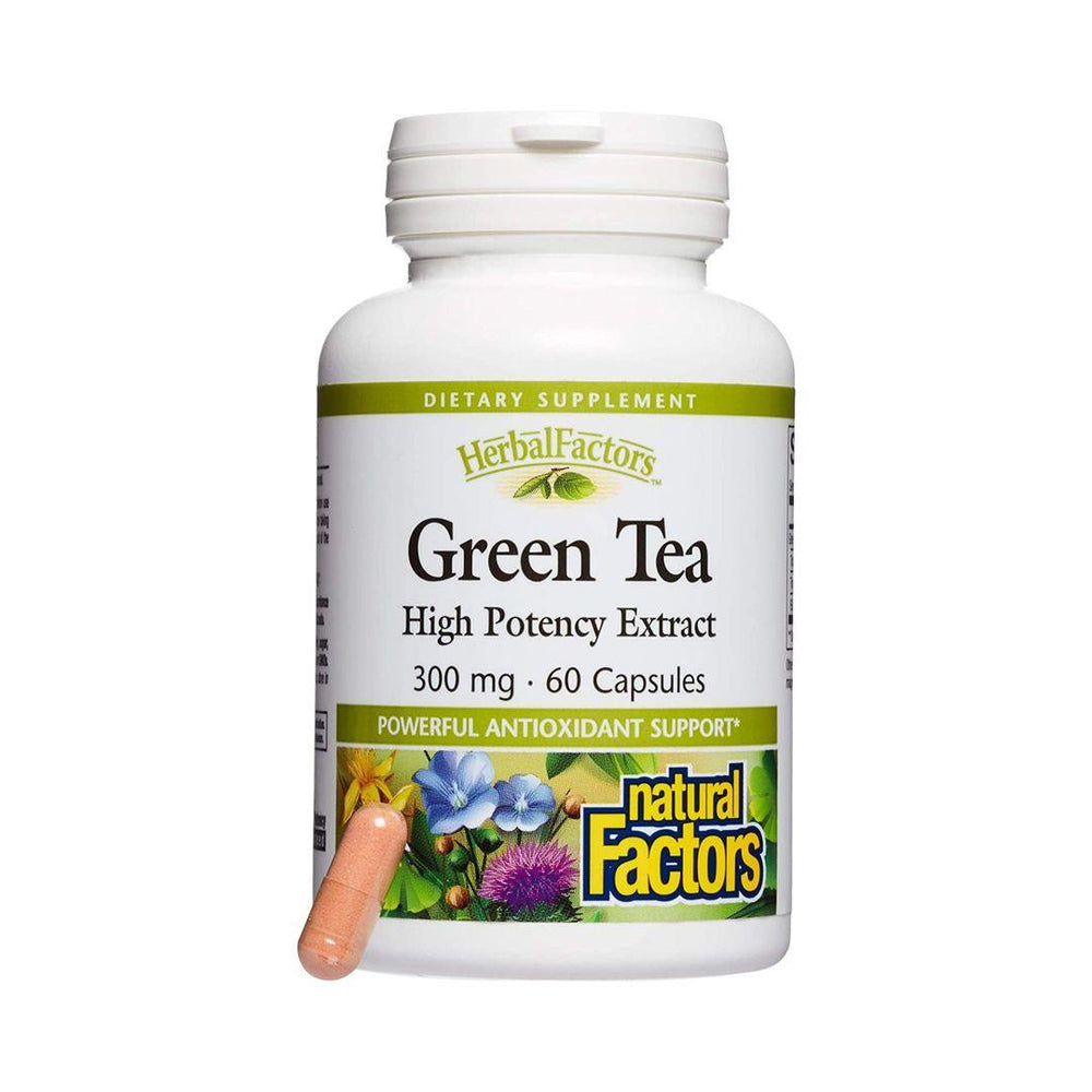 Natural Factors Green Tea Extract 300mg 60 Capsules
