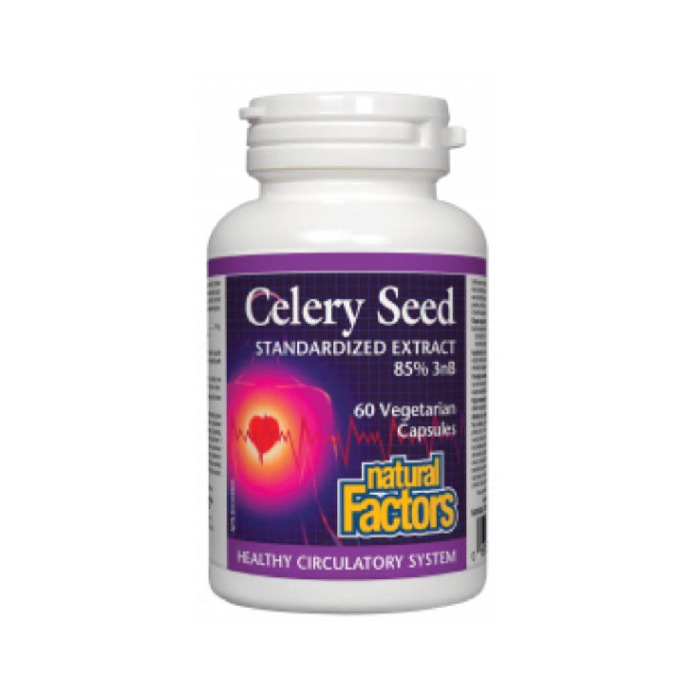 Natural Factors Celery Seed Extract 85% 3nB 60 Capsules