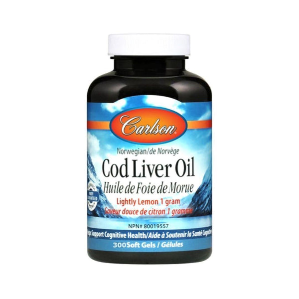 Carlson Cod Liver Oil Lemon - 150 Softgels