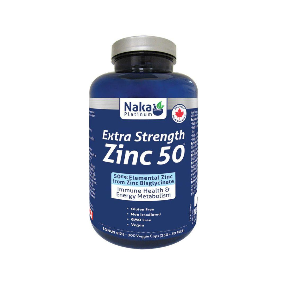 Naka ZINC 50 EXTRA STRENGTH (FROM ZINC BISGLYCINATE) – 300 VCAPS