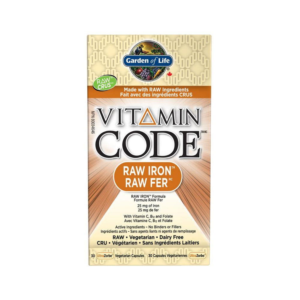 Garden Of Life Vitamin Code Raw Iron - 60 caps