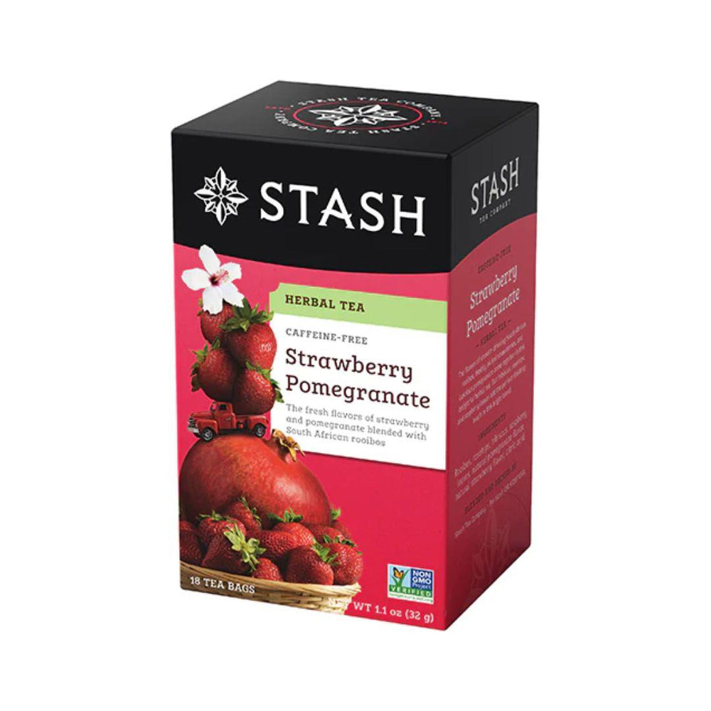 Stash Strawberry Pomegranate Herbal Tea - 18 Tea Bags