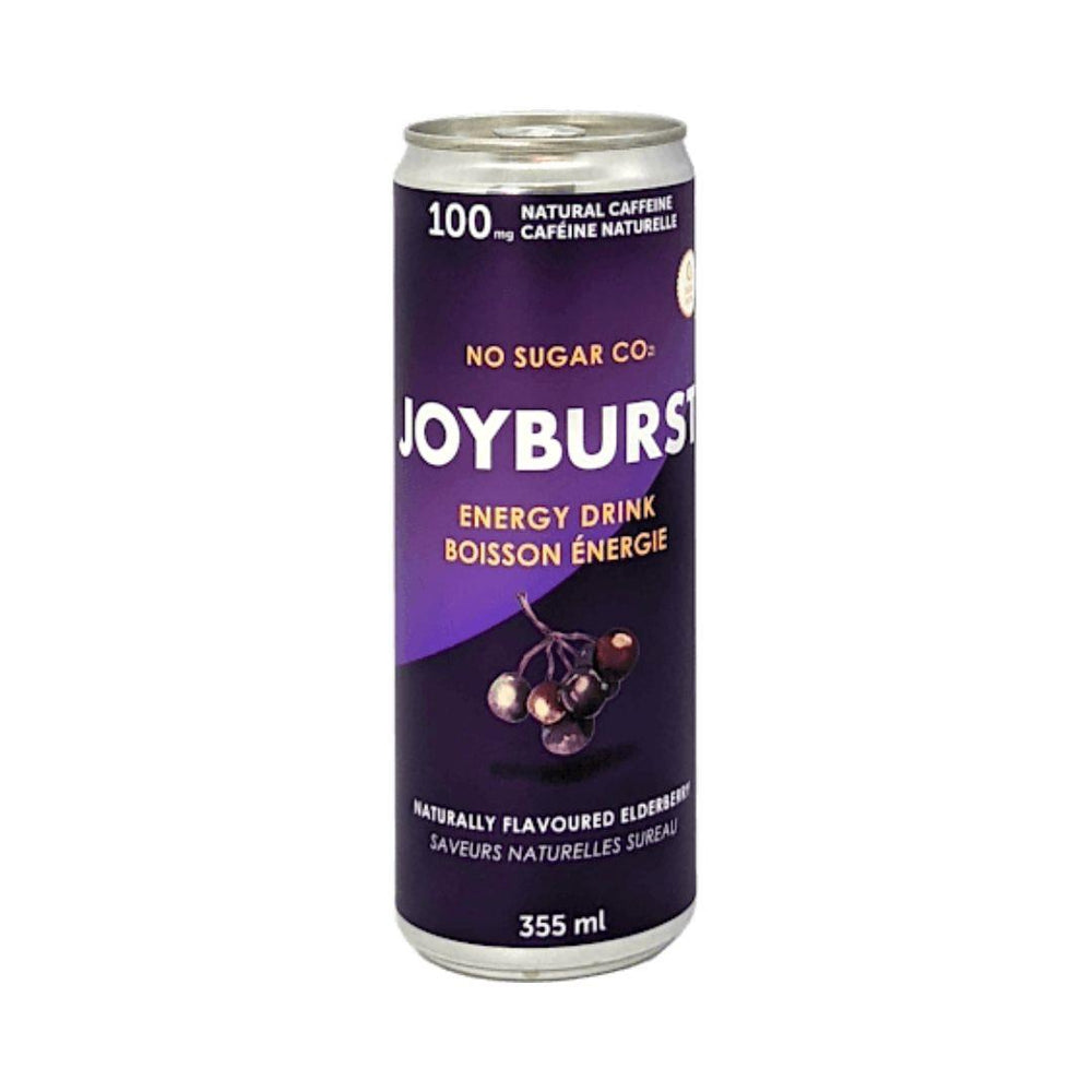 Joyburst Energy Drink (Natural Elderberry Flavour) - 355 mL