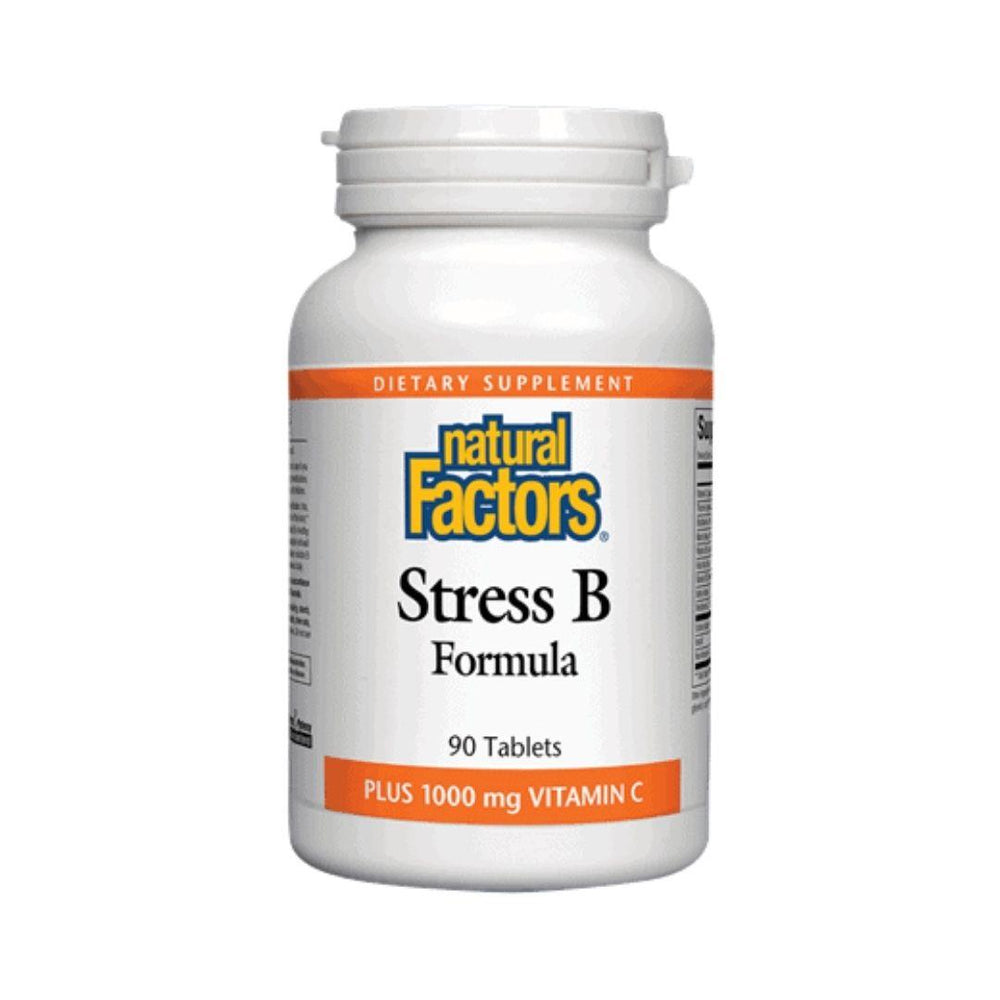 Natural Factors Stress B Formula (Plus 1000 mg of Vitamin C) - 90 Tablets