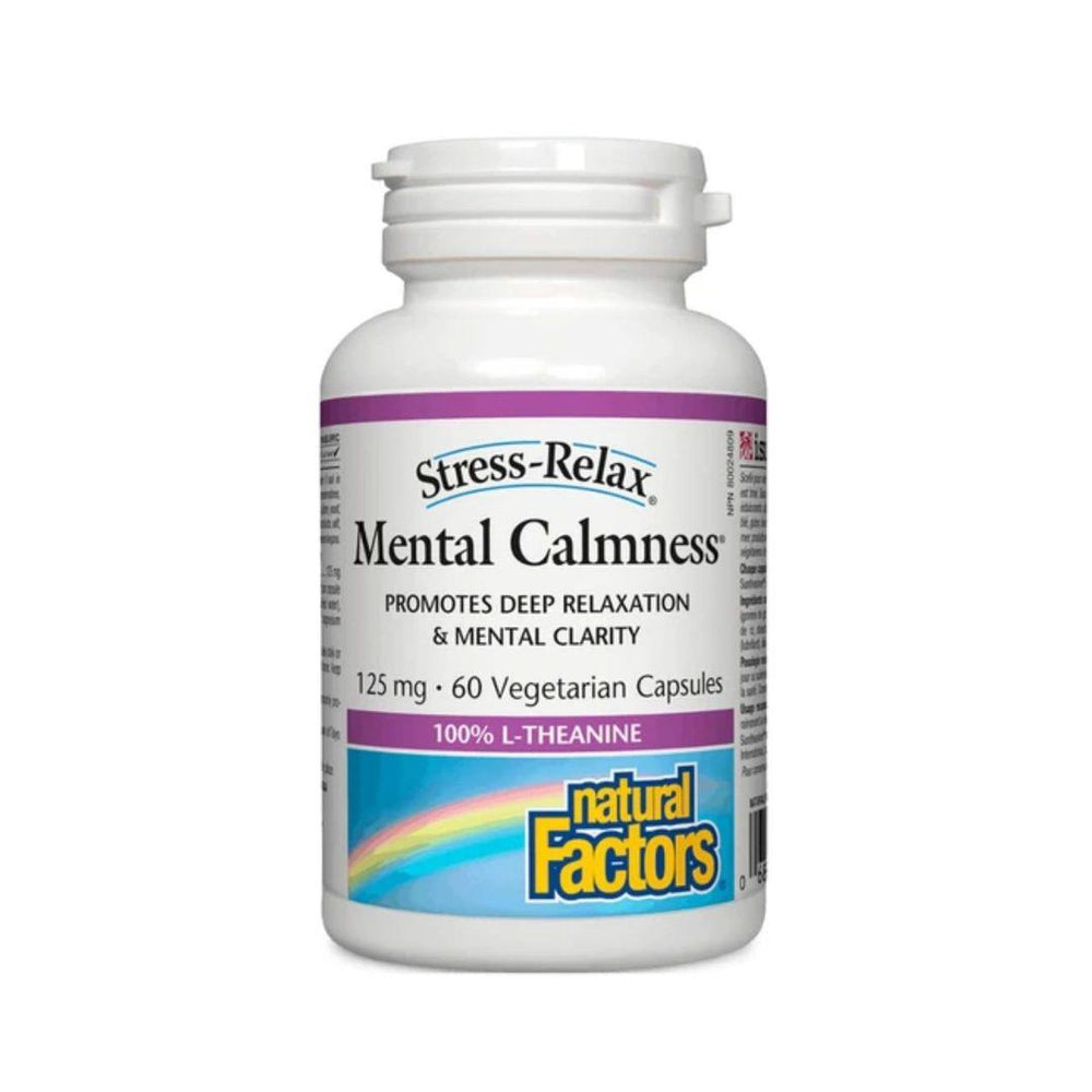Natural Factors Mental Calmness 125mg 60 Capsules