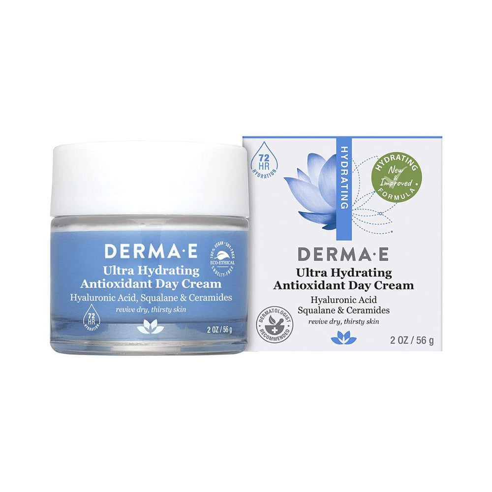 Derma E Ultra Hydrating Antioxidant Day Cream (with Hyaluronic Acid) - 56 g