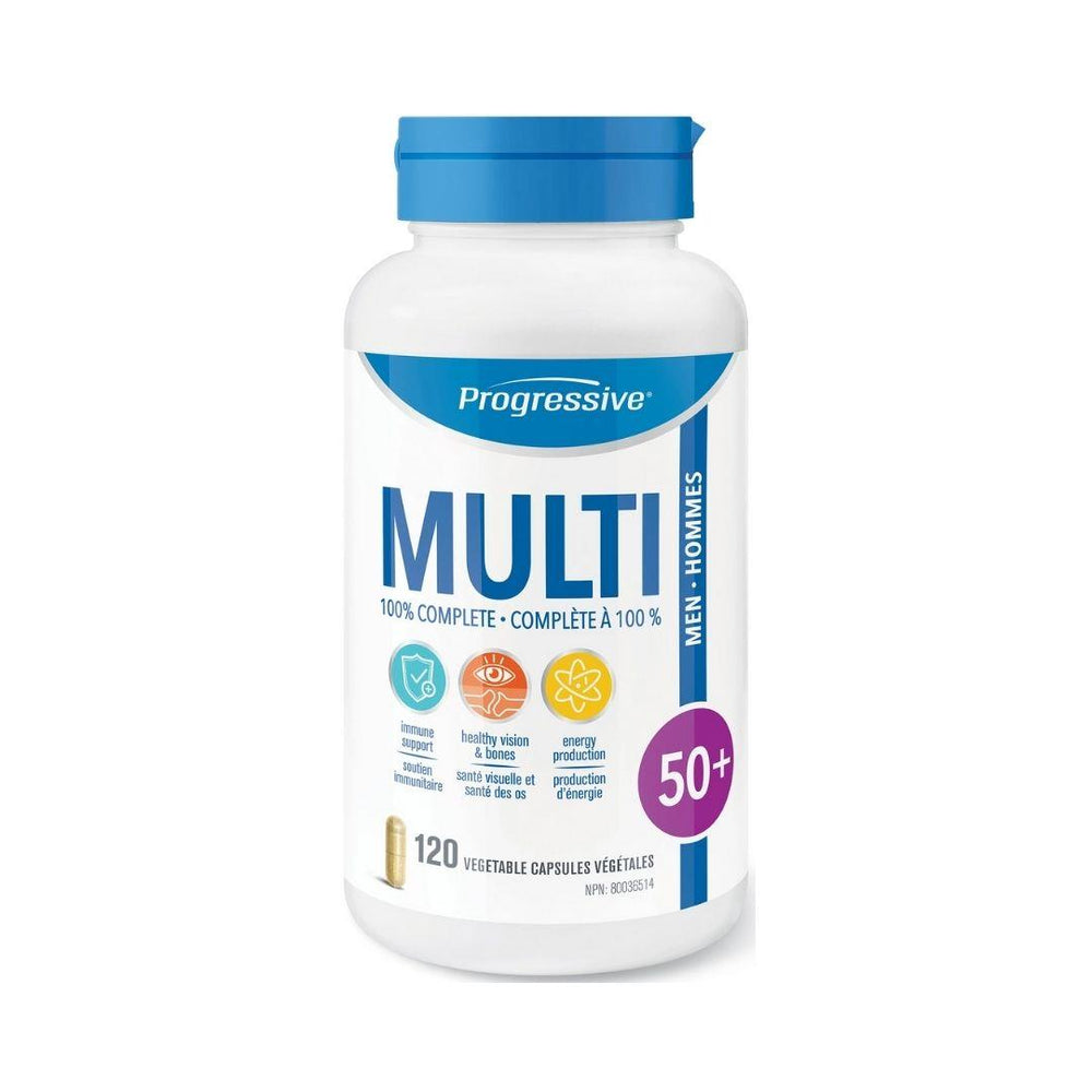 Progressive Multi Vitamin Men's 50+ - 120 Capsules