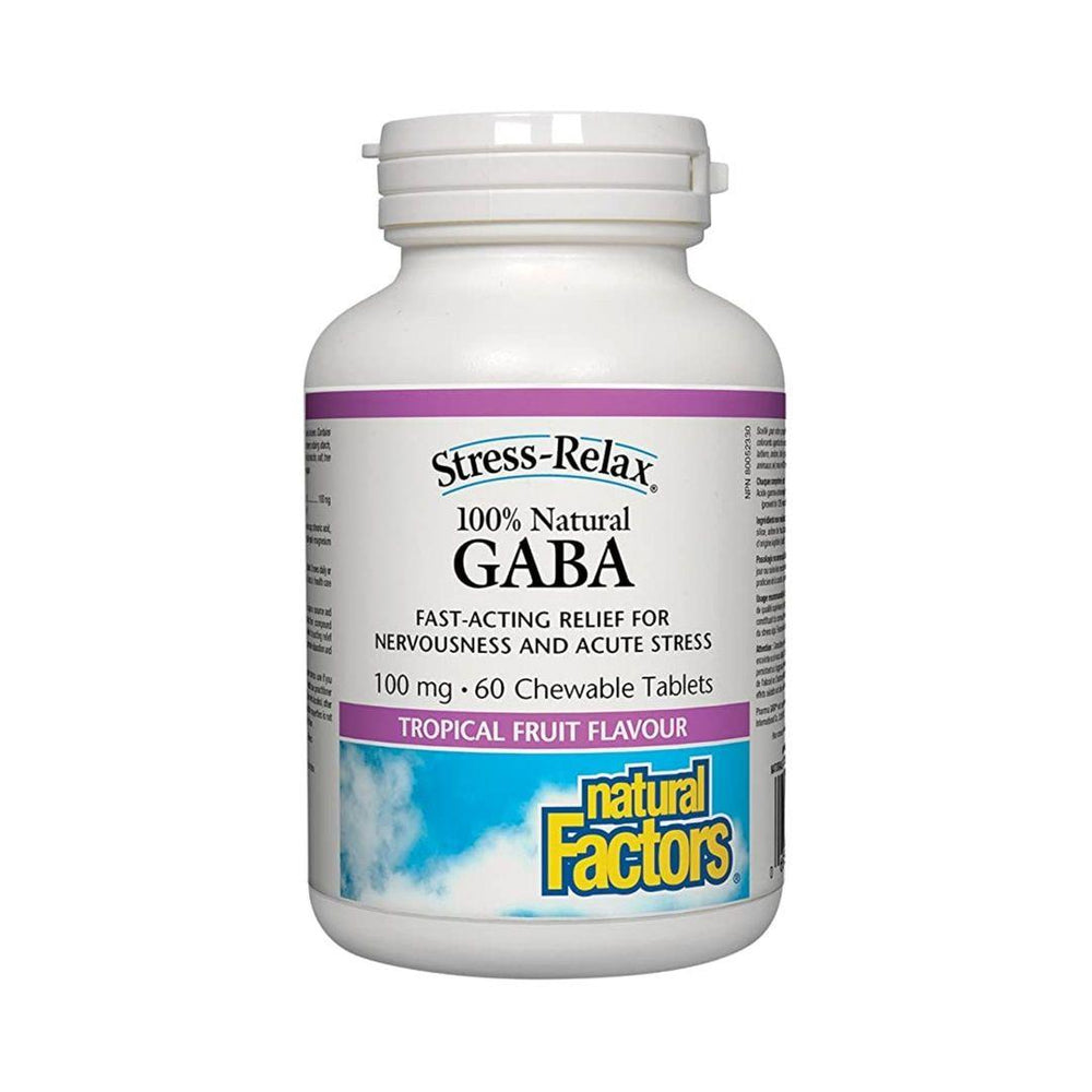 Natural Factors GABA 100mg 60 Chews