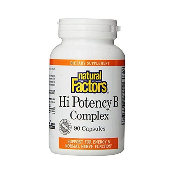 Natural Factors Hi Potency B Complex 90 Capsules