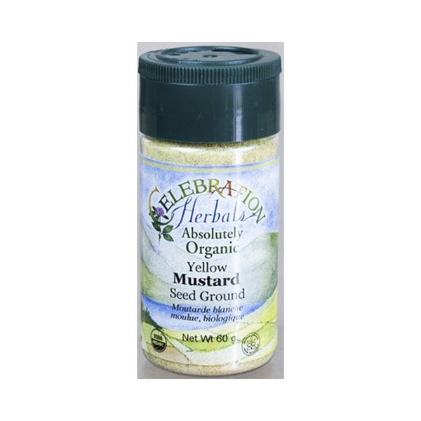 Celebration Herbals Organic Yellow Mustard Seed (Ground) - 60 g