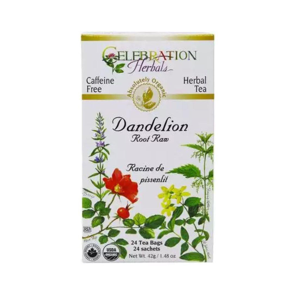 Celebration Herbals Dandelion Root Raw Tea - 24 Tea Bags