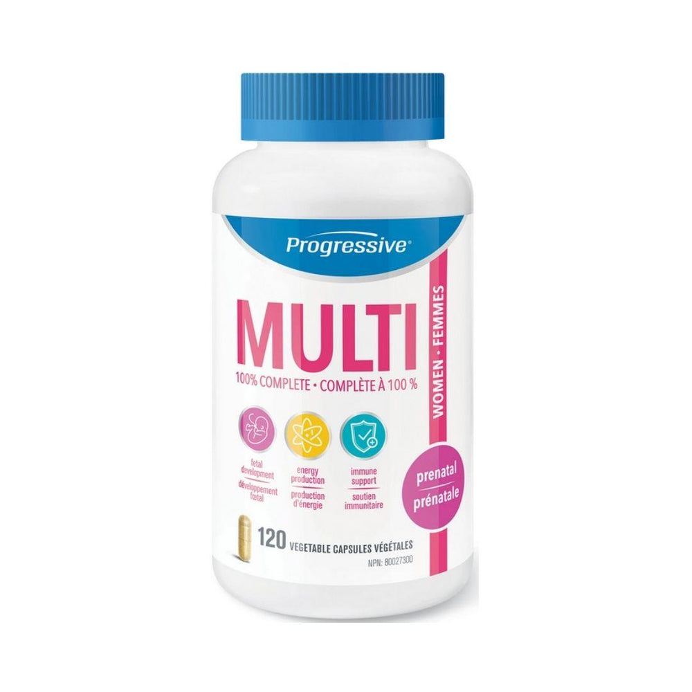 Progressive Prenatal Multivitamin - 120 Capsules