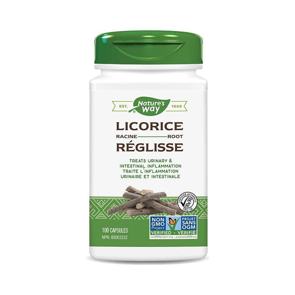 Nature's Way Licorice Root - 100 Capsules