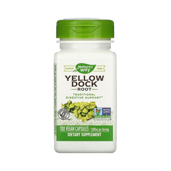 Nature's Way Yellow Dock Root - 100 Capsules