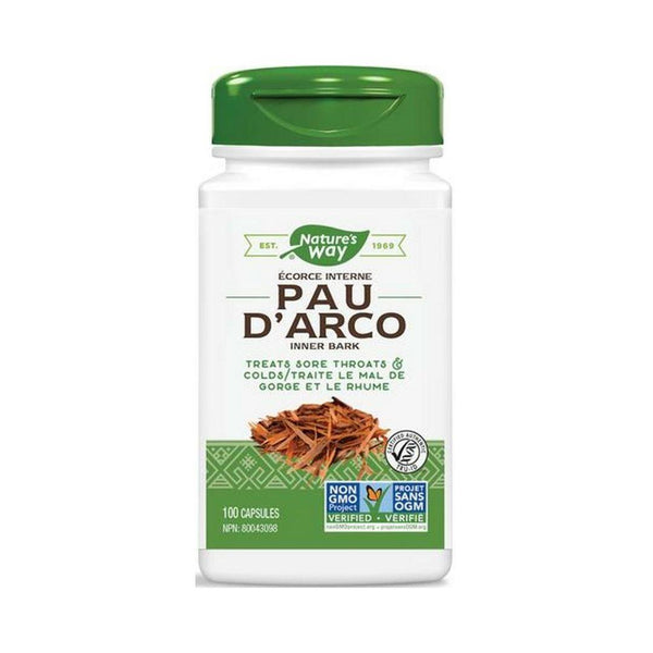 Nature's Way Pau D'Arco Inner Bark - 100 Capsules