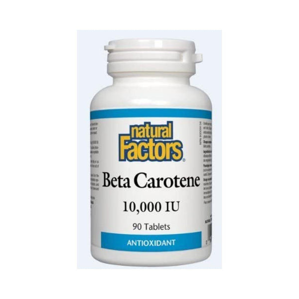 Natural Factors Beta Carotene 10,000 UI 90 Tablets