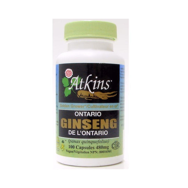 Atkins Ontario Ginseng - 100 Capsules