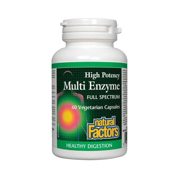 Natural Factors Multi Enzyme 60 Capsules