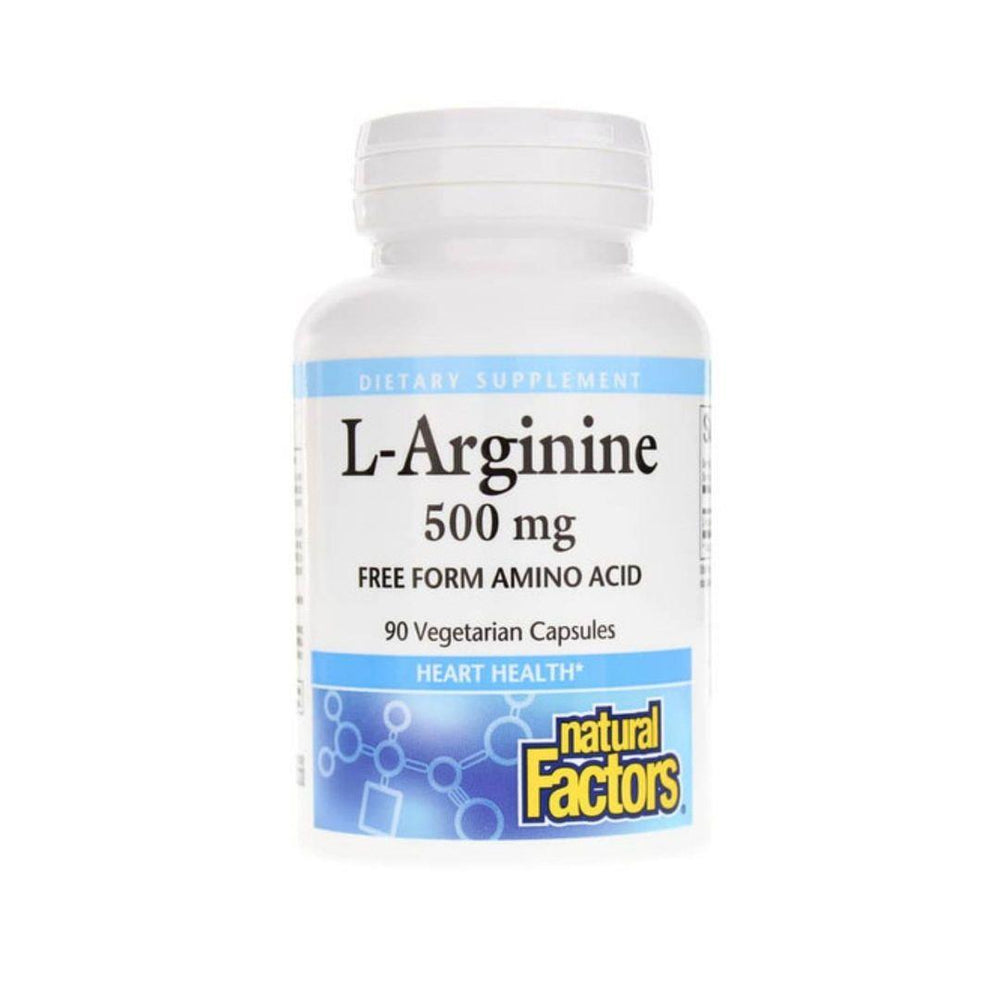 Natural Factors L-Arginine 500mg 90 Capsules