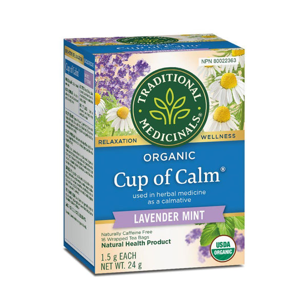 Traditional Medicinals Organic Cup of Calm Tea (Lavender Mint) - 16 Tea Bags