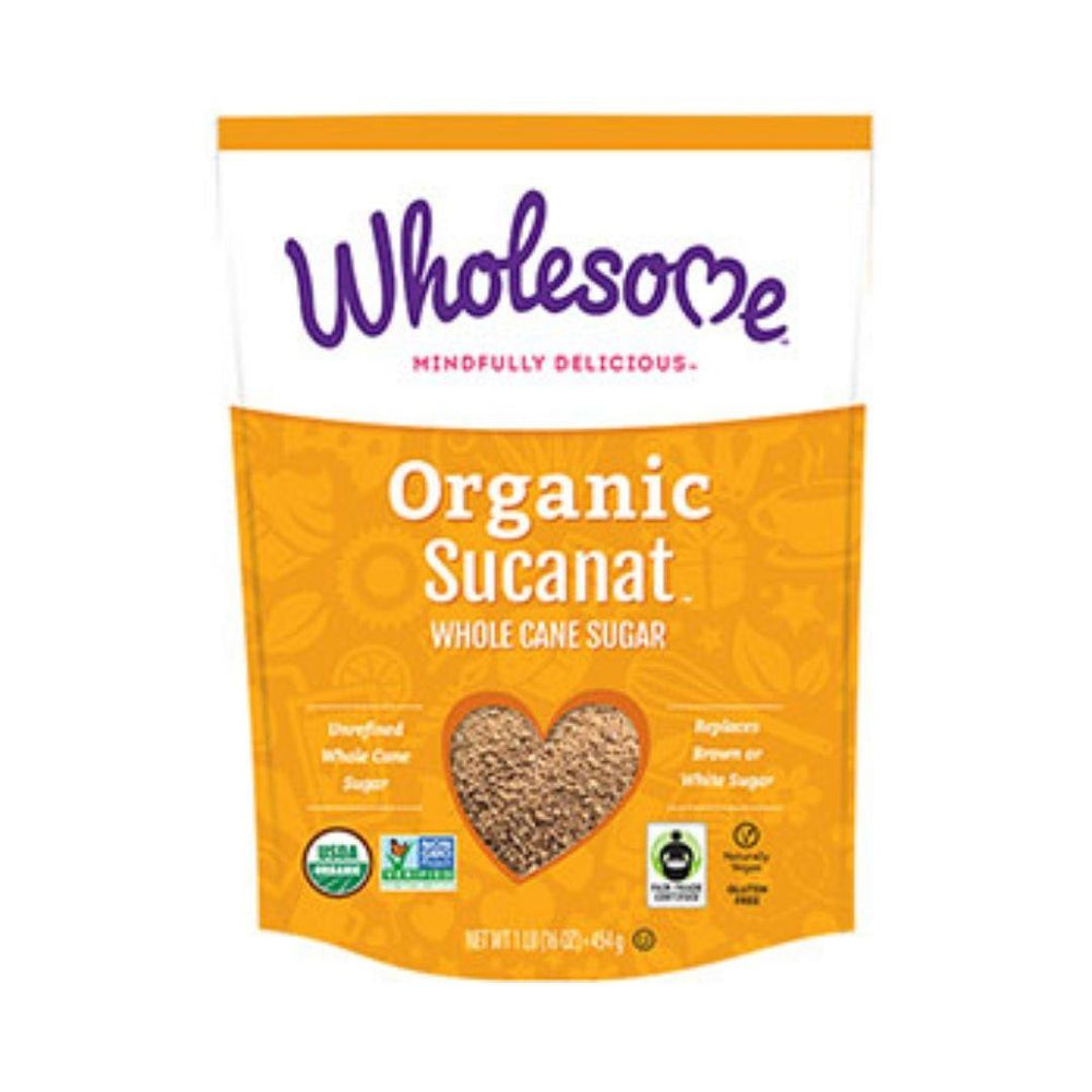 Wholesome organic whole cane / sucanat sugar - 2lb