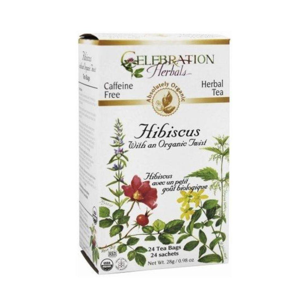 Celebration Herbals Hibiscus Tea (with an Organic Twist) - 24 Tea Bags