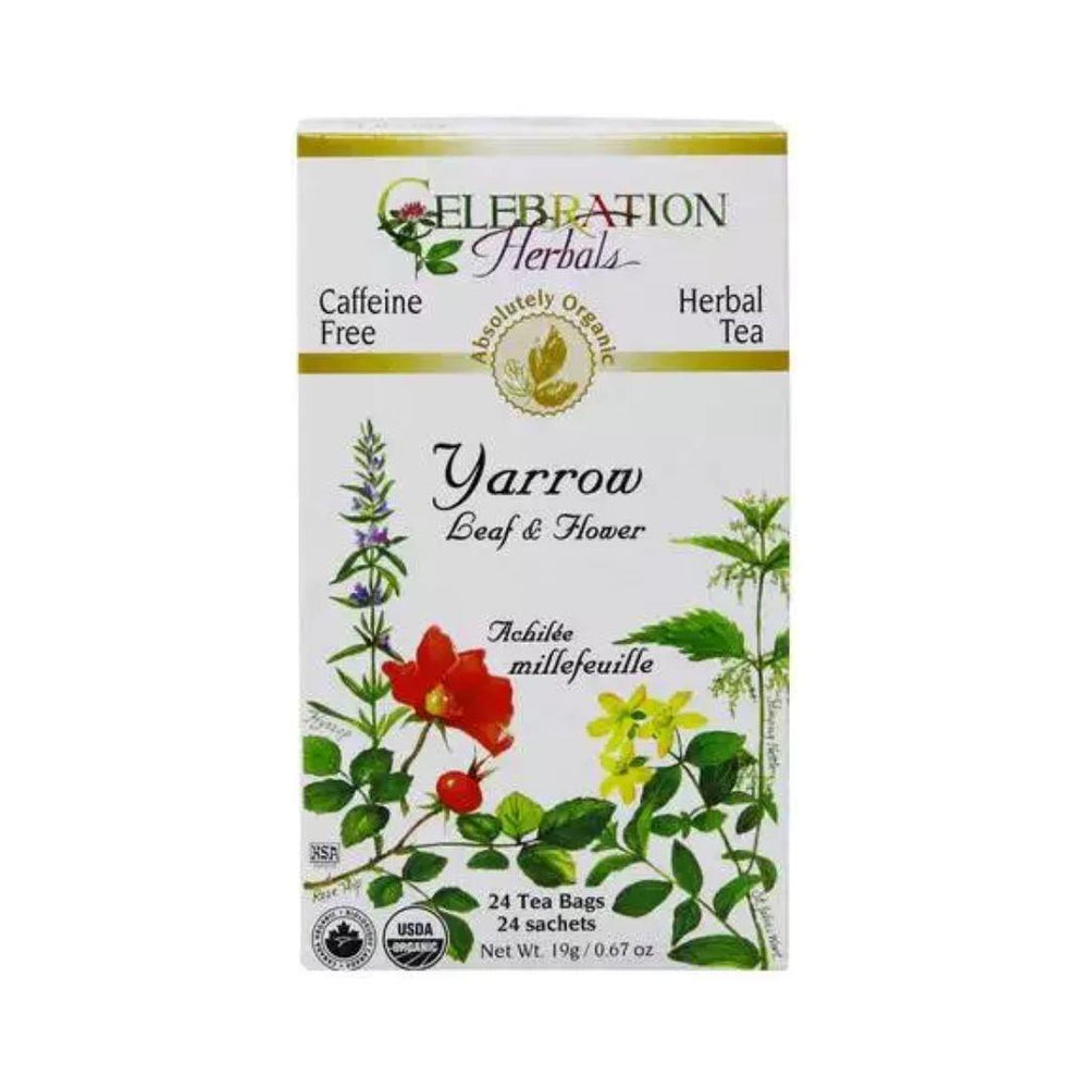 Celebration Herbals Yarrow Tea (Leaf & Flower) - 24 Tea Bags