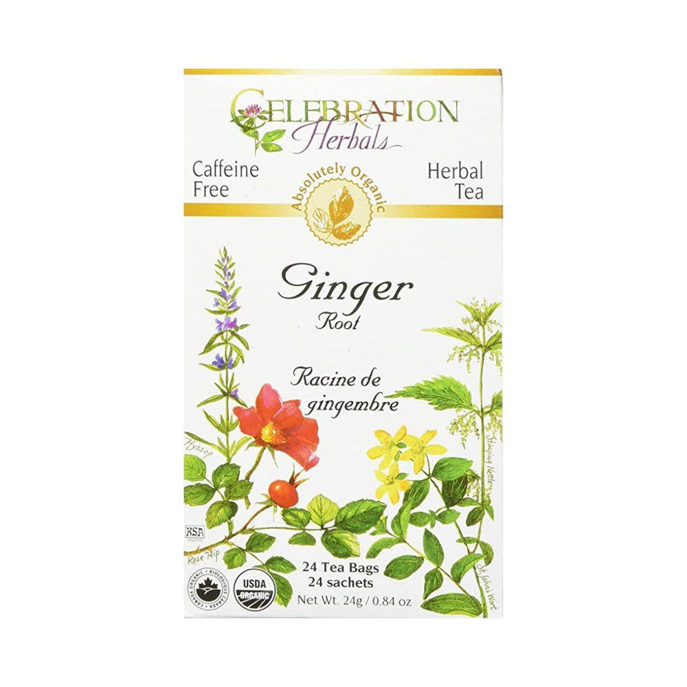 Celebration Herbals Ginger Root Tea - 24 Tea Bags
