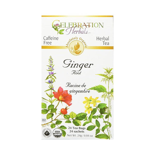 Celebration Herbals Ginger Root Tea - 24 Tea Bags