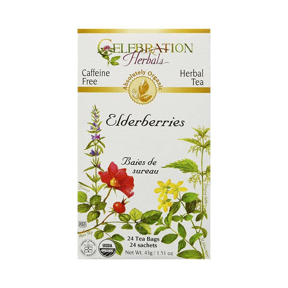 Celebration Herbals Elderberries Tea - 24 Tea Bags