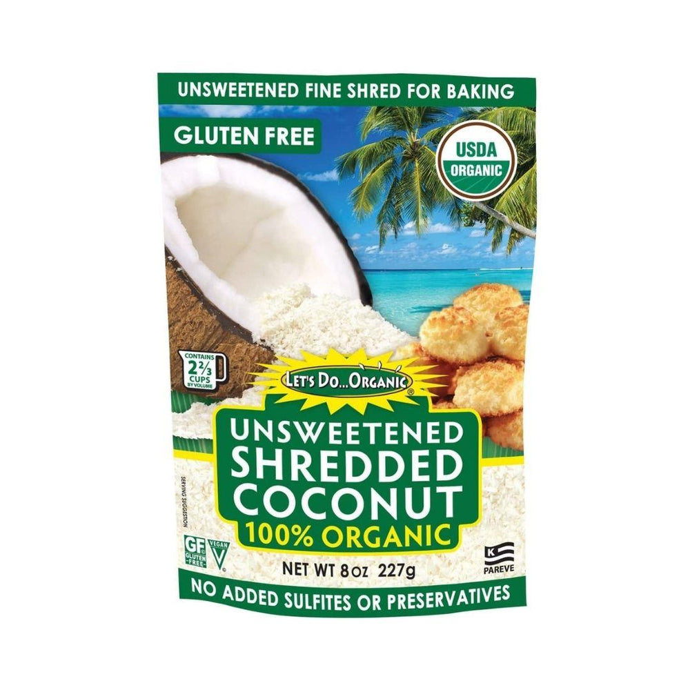 Let's Do Organic Unsweetened Shredded Coconut - 250 g