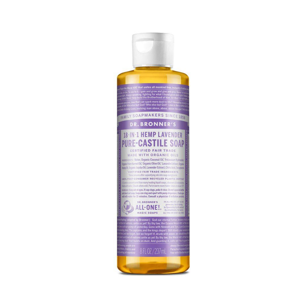 Dr. Bronner's Pure-Castile Liquid Soap (Lavender) - 237 mL