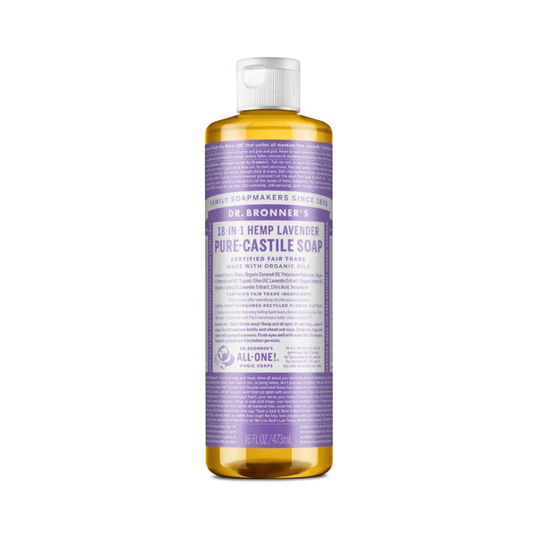 Dr. Bronner's Pure-Castile Liquid Soap (Lavender) - 473 mL