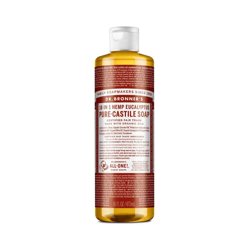 Dr. Bronner's Pure-Castile Liquid Soap (Eucalyptus) - 473 mL