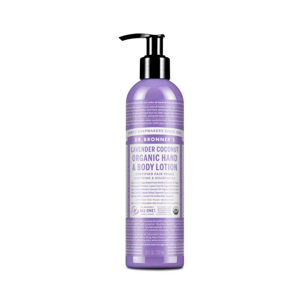 Dr. Bronner's Organic Hand & Body Lotion (Lavender Coconut) - 237 mL