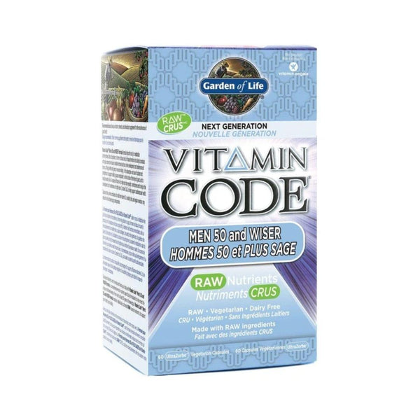 Garden of Life Vitamin Code Men 50 and Wiser - 60 Capsules