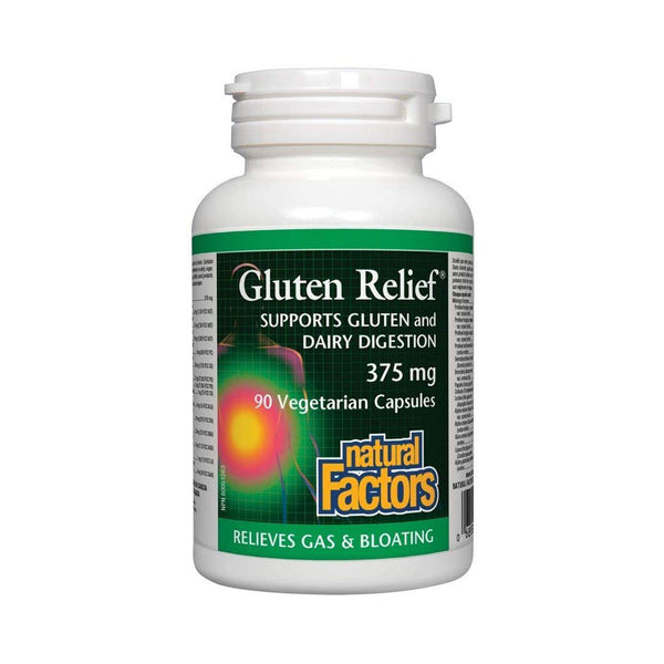 Natural Factors Gluten Relief 375mg 90 Capsules