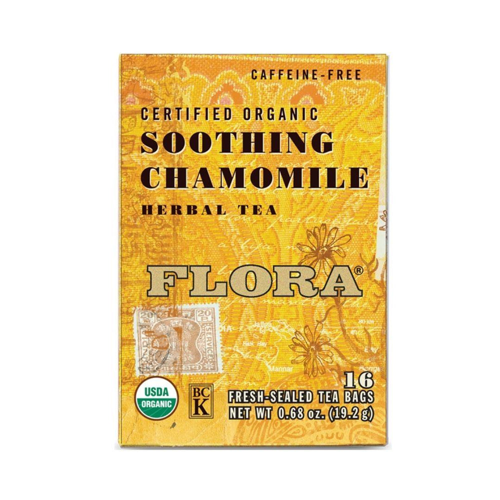 Flora Organic Soothing Chamomile Tea - 16 Tea Bags