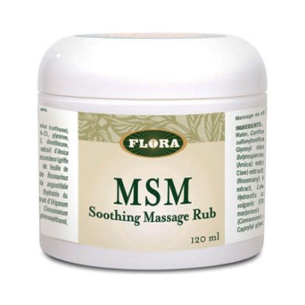 Flora MSM Soothing Massage Rub - 120 mL