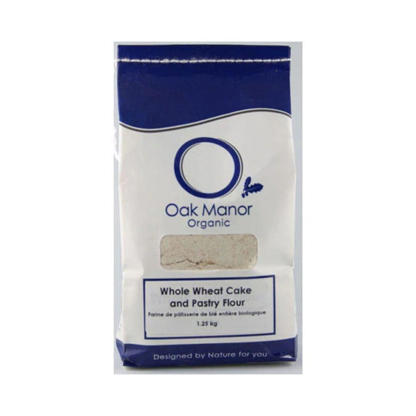 Oak Manor Organic Whole Wheat Cake and Pastry Flour - 1.25 kg