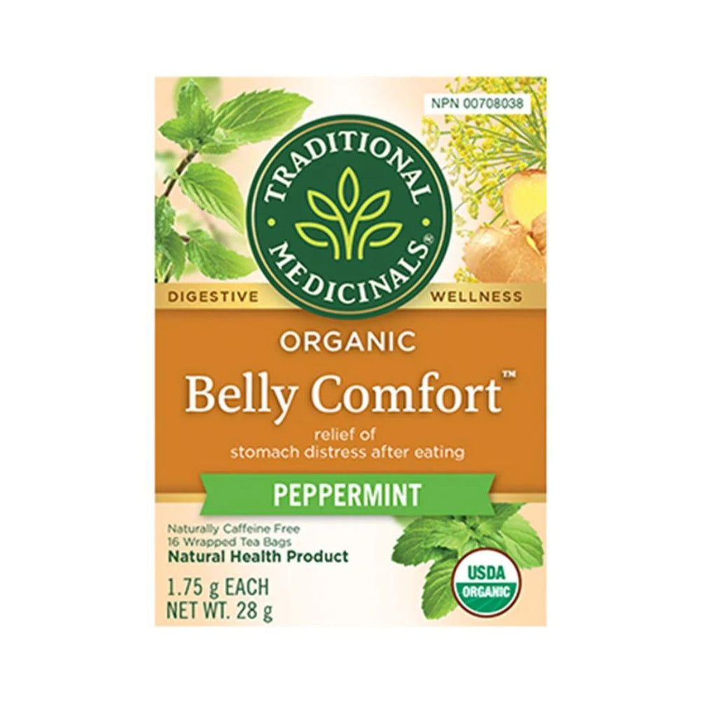 Traditional Medicinals Organic Belly Comfort Tea (Peppermint) - 16 Tea Bags