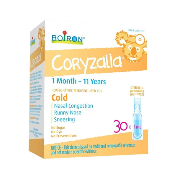 Boiron Coryzalia Cold - 30 x 1 mL Doses