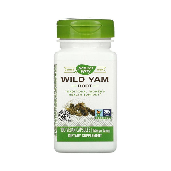 Nature's Way Wild Yam Root - 100 Capsules